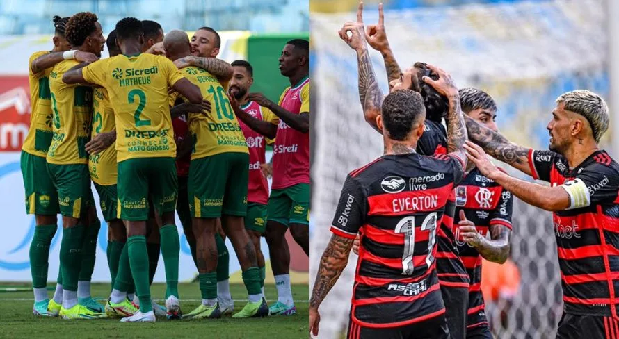 Flamengo e Cuiabá são os únicos times invictos na elite do Brasileirão