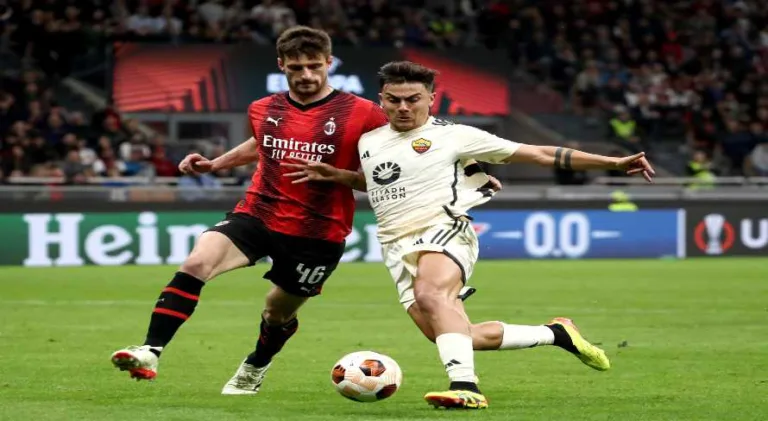 Roma investe no ataque para vencer o Milan em clássico na Europa League