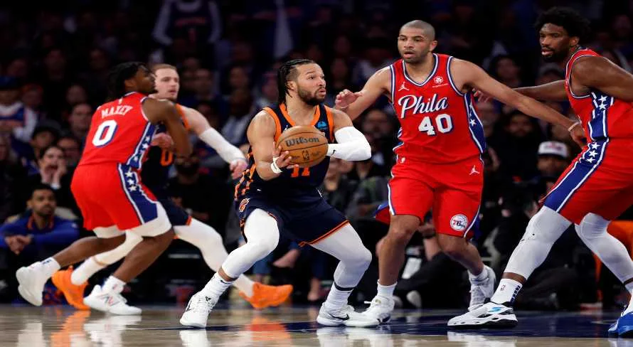NBA: Knicks vencem 76ers e ampliam vantagem nos playoffs