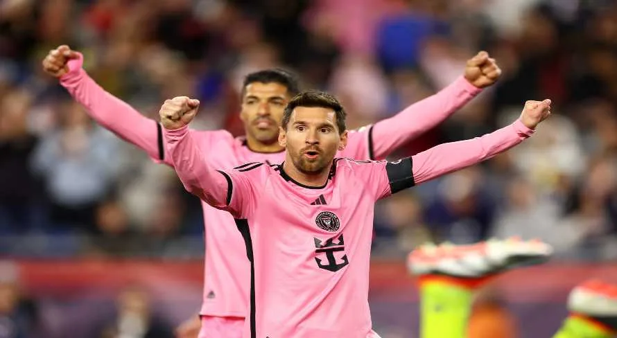 Messi brilha em goleada do Inter Miami sobre o New England Revolution na MLS