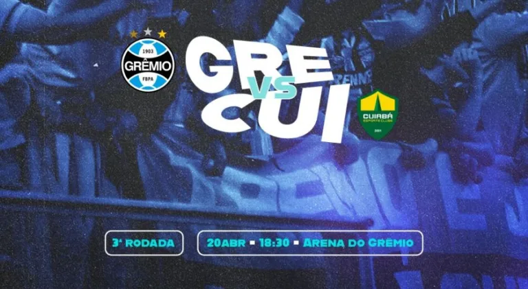 Grêmio x Cuiabá: onde assistir ao jogo do Brasileirão Série A