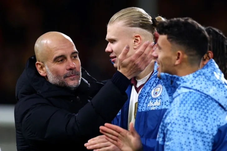 Técnico do Manchester City, Guardiola, sai em defesa de Haaland Técnico do Manchester City, Guardiola, sai em defesa de Haaland