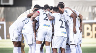 Jogadores do Santos no Brasileirão Série B - (Raul Baretta/ Santos FC)