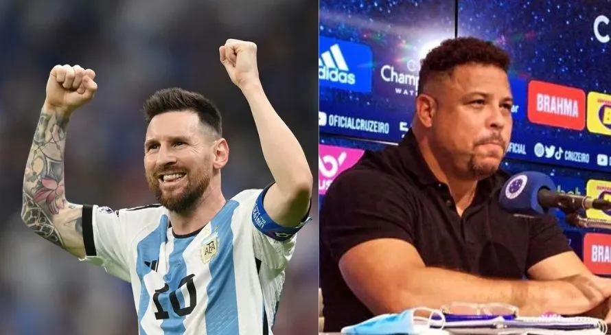 Tiago Leifert e Bruno Formiga definem quem é melhor entre Messi e Ronaldo Fenômeno