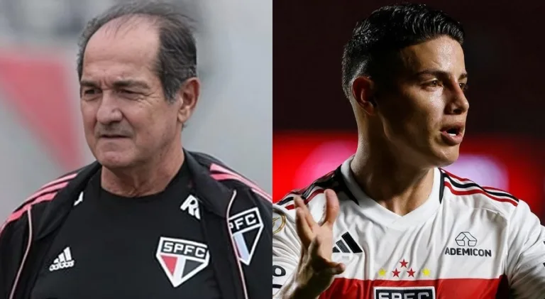 Muricy Ramalho compara James Rodríguez, do SPFC, com camisa 10 do futebol brasileiro: “Craque”