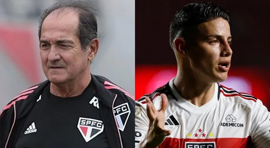 Muricy Ramalho compara James Rodríguez, do SPFC, com camisa 10 do futebol brasileiro: “Craque”