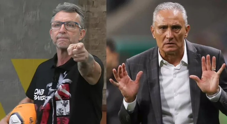Neto ironiza postura de Tite no Flamengo e recorda processo: “Bolso cheio”