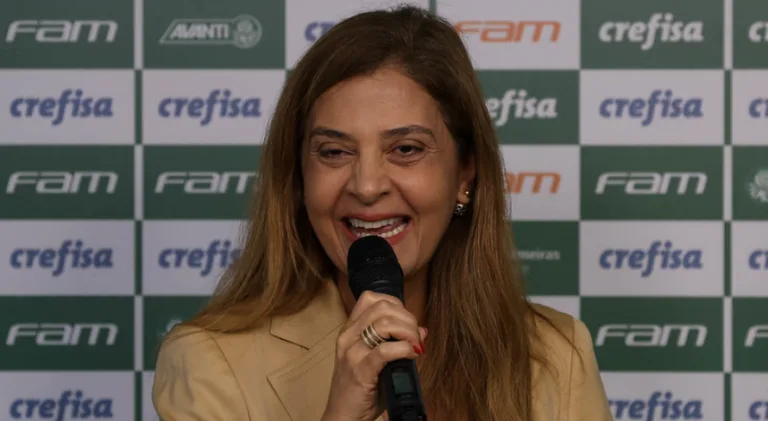 Nicola diz que Leila Pereira já admite saída da Crefisa como patrocinadora máster do Palmeiras