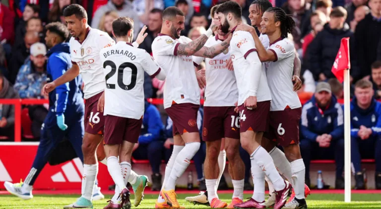 Manchester City passa pelo Nottingham Forest e embola liderança da Premier League
