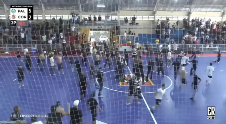Corinthians x Palmeiras termina em confusão no futsal; veja os detalhes