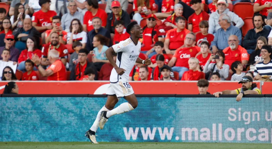 Real Madrid derrota Mallorca na La Liga com gol de Tchouameni