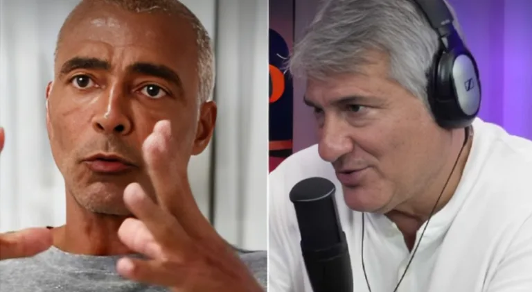 Cleber Machado coloca Romário abaixo de craque da seleção brasileira