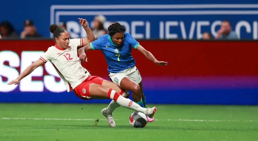Seleção brasileira feminina perde para o Canadá nos pênaltis na semifinal da SheBelieves Cup
