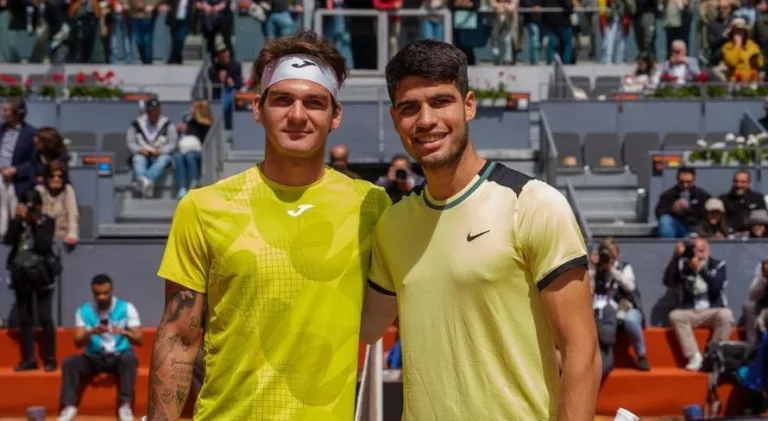 Thiago Wild é dominado por Alcaraz e se despede de Madri