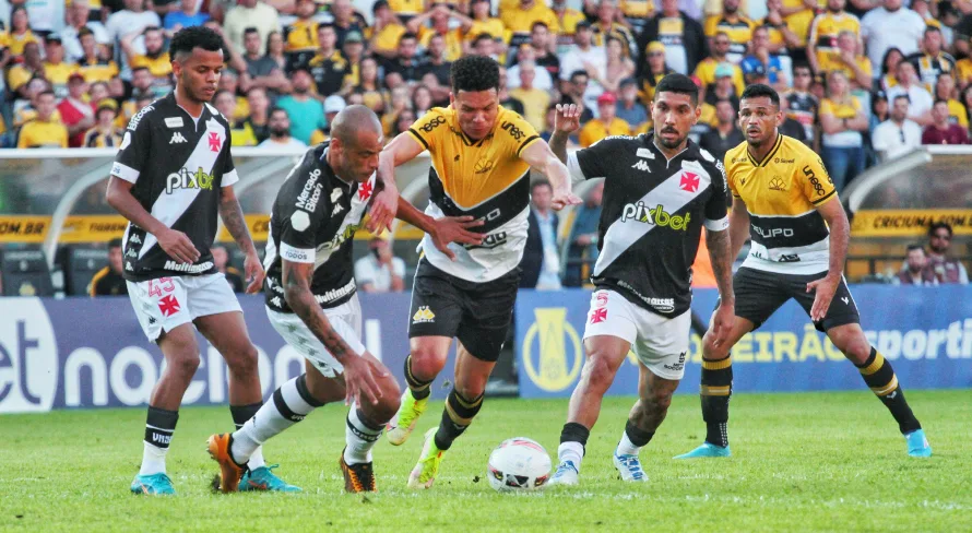 Vasco x Criciúma: onde assistir ao jogo do Brasileirão Série A