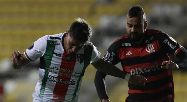 Flamengo tropeça no Palestino e é derrotado na Libertadores