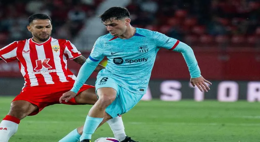 Barcelona vence o Almería e se aproxima do vice da La Liga