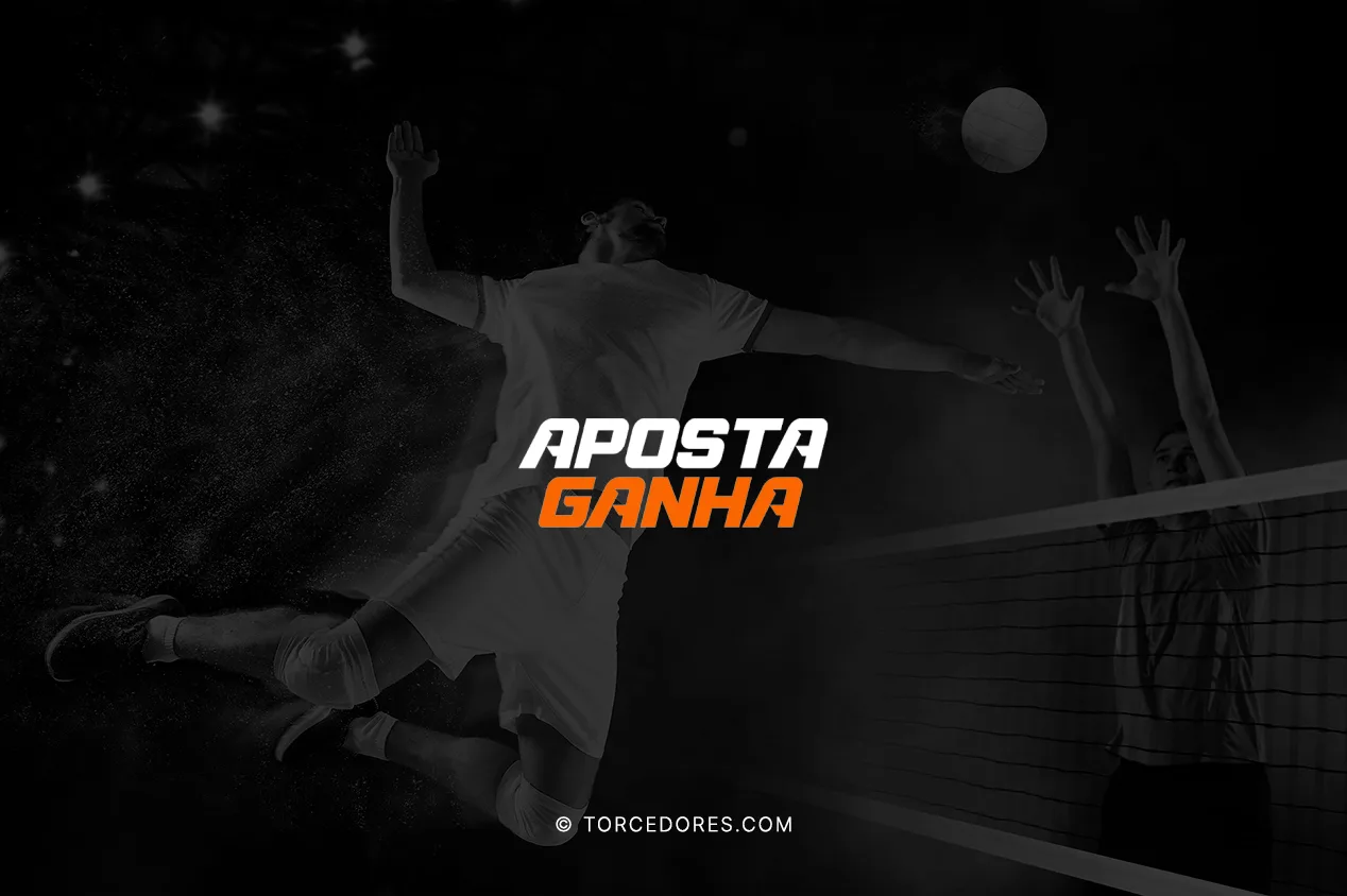 imagem ilustrativa com destaque para o logotipo da Aposta Ganha