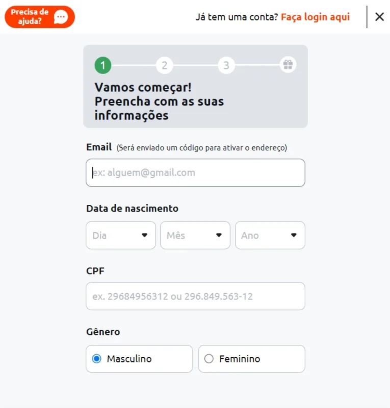 Como se cadastrar na Betano