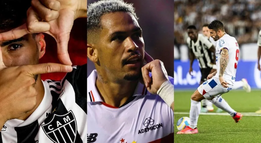 Luciano, Vargas e Everaldo lideram artilharia do Brasileirão