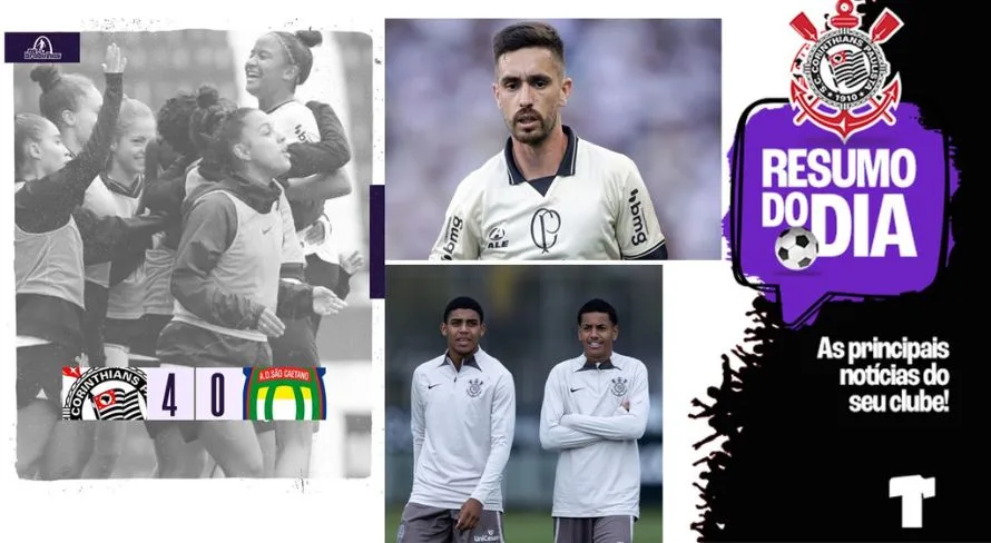 Coronado testado no time titular e goleada das Brabinhas: as notícias do Corinthians hoje (26)