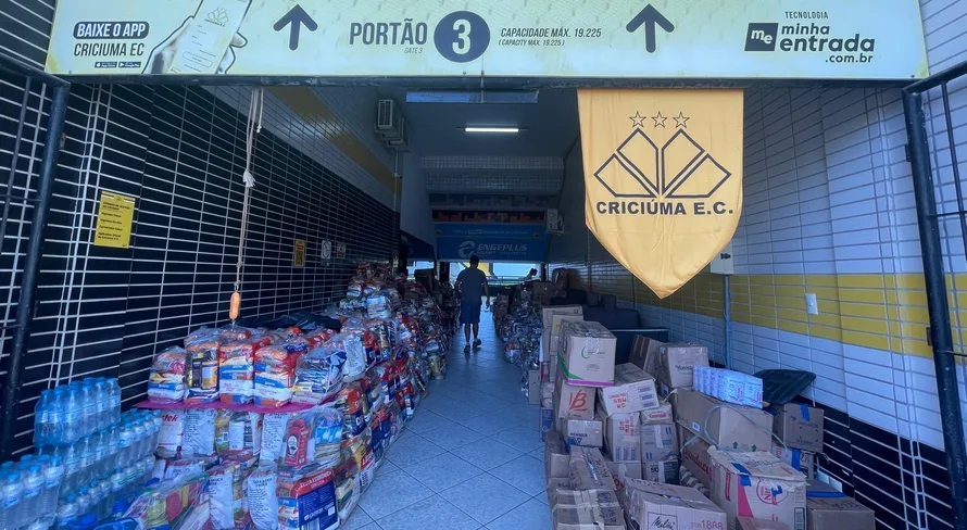 Criciúma informa que campanha de arrecadação para o RS segue até sexta-feira (10)