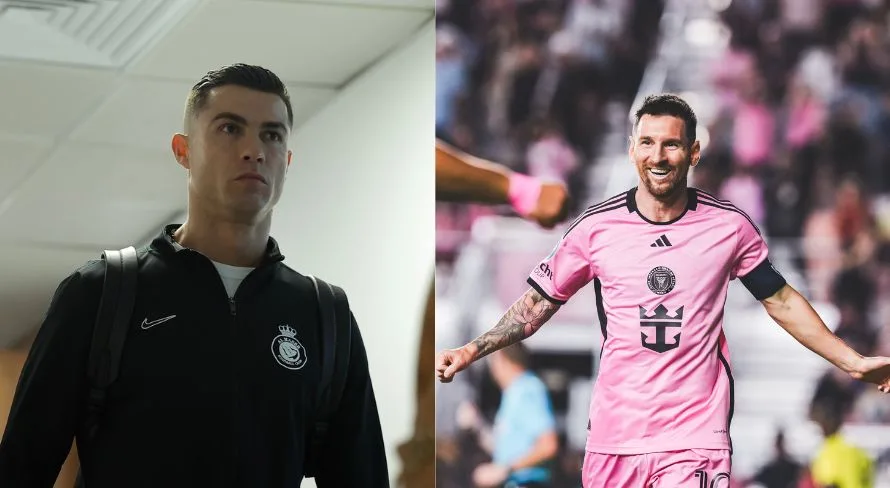 Cristiano Ronaldo perde chance de diminuir distância para Messi em títulos; veja quantos têm cada um