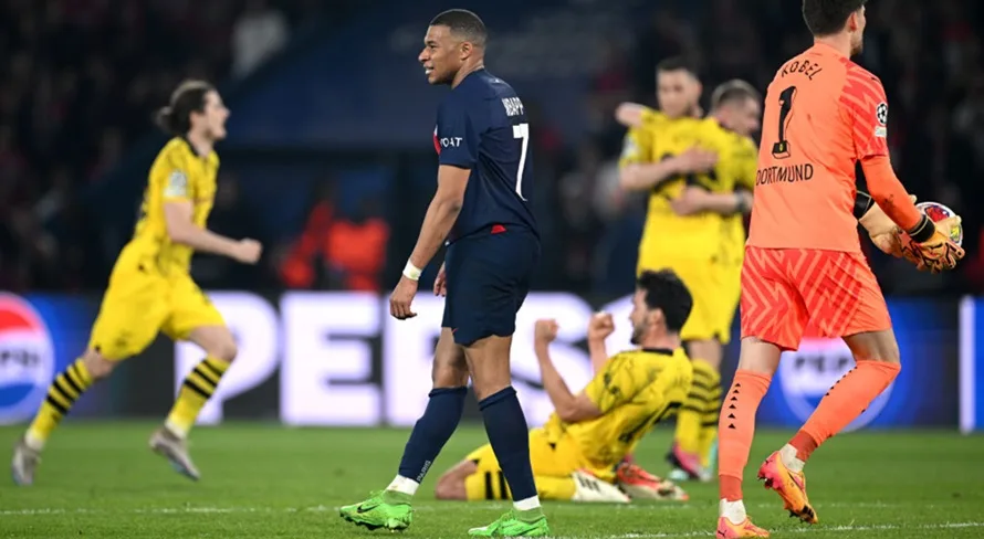 E o Mbappé? Veja números do atacante em PSG x Borussia Dortmund na Champions League