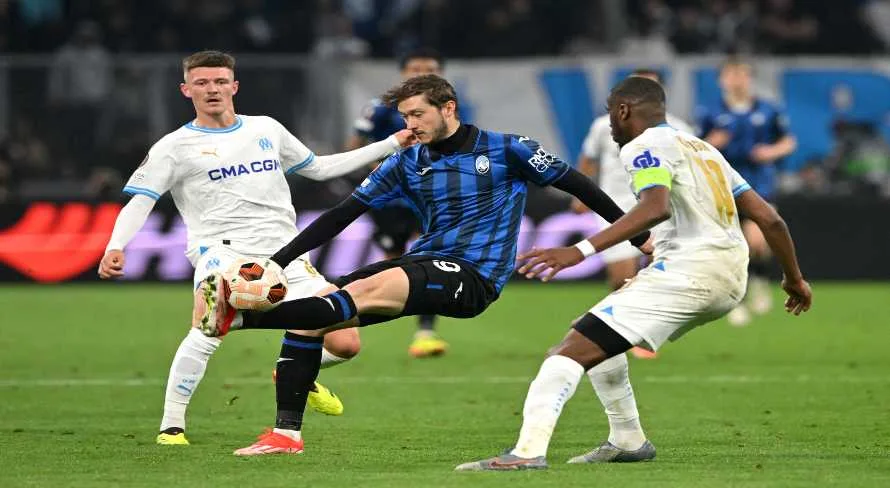 Olympique de Marseille e Atalanta empatam em jogo equilibrado na Europa League