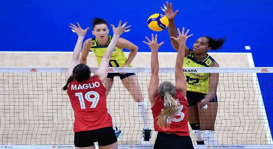 Em jogo equilibrado, Brasil vence o Canadá na Liga das Nações