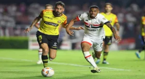 Ofensivo, SPFC fica no empate com o Barcelona na Libertadores