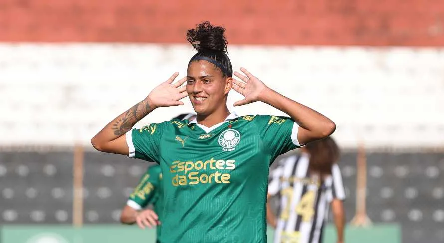Palmeiras atropela o Santos no Brasileirão Feminino