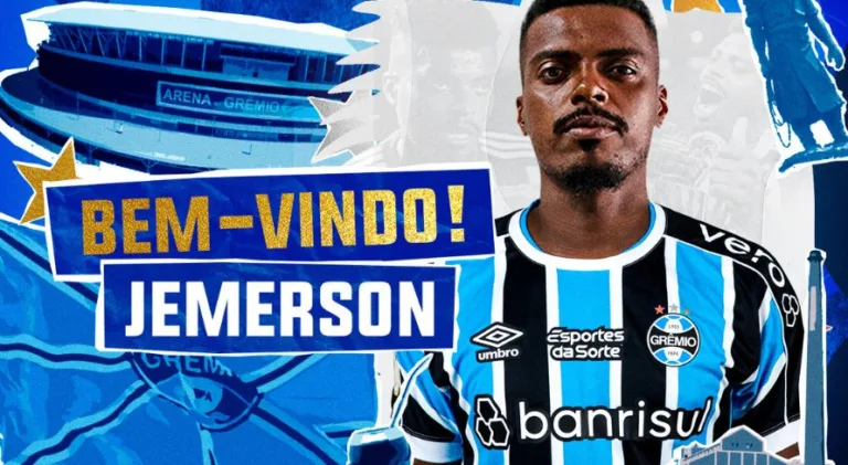 Grêmio anuncia chegada do zagueiro Jemerson, ex-Atlético-MG
