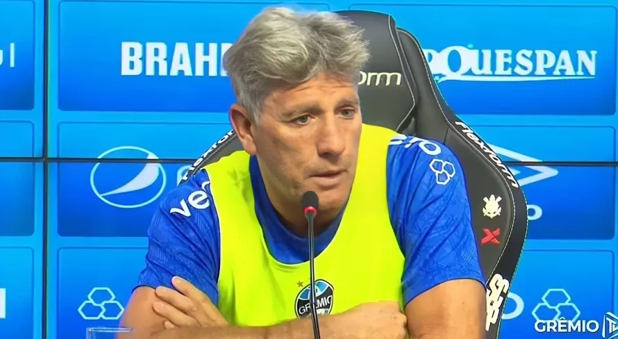 Renato Gaúcho, do Grêmio, chora ao falar de situação do RS: “Não quero ninguém com peninha da gente”