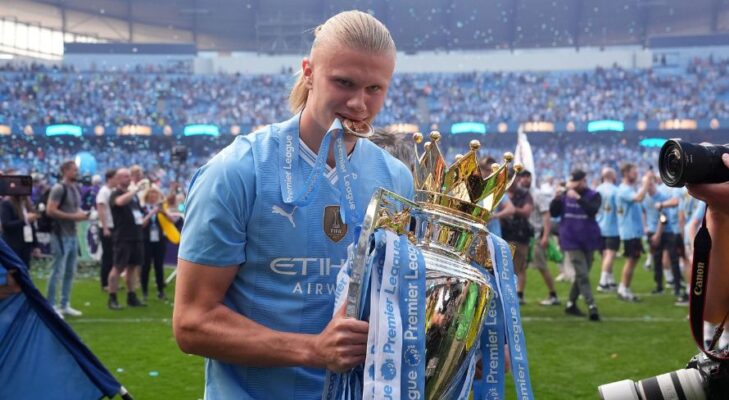 Haaland termina como artilheiro da Premier League pelo segundo ano consecutivo Haaland termina como artilheiro da Premier League pelo segundo ano consecutivo