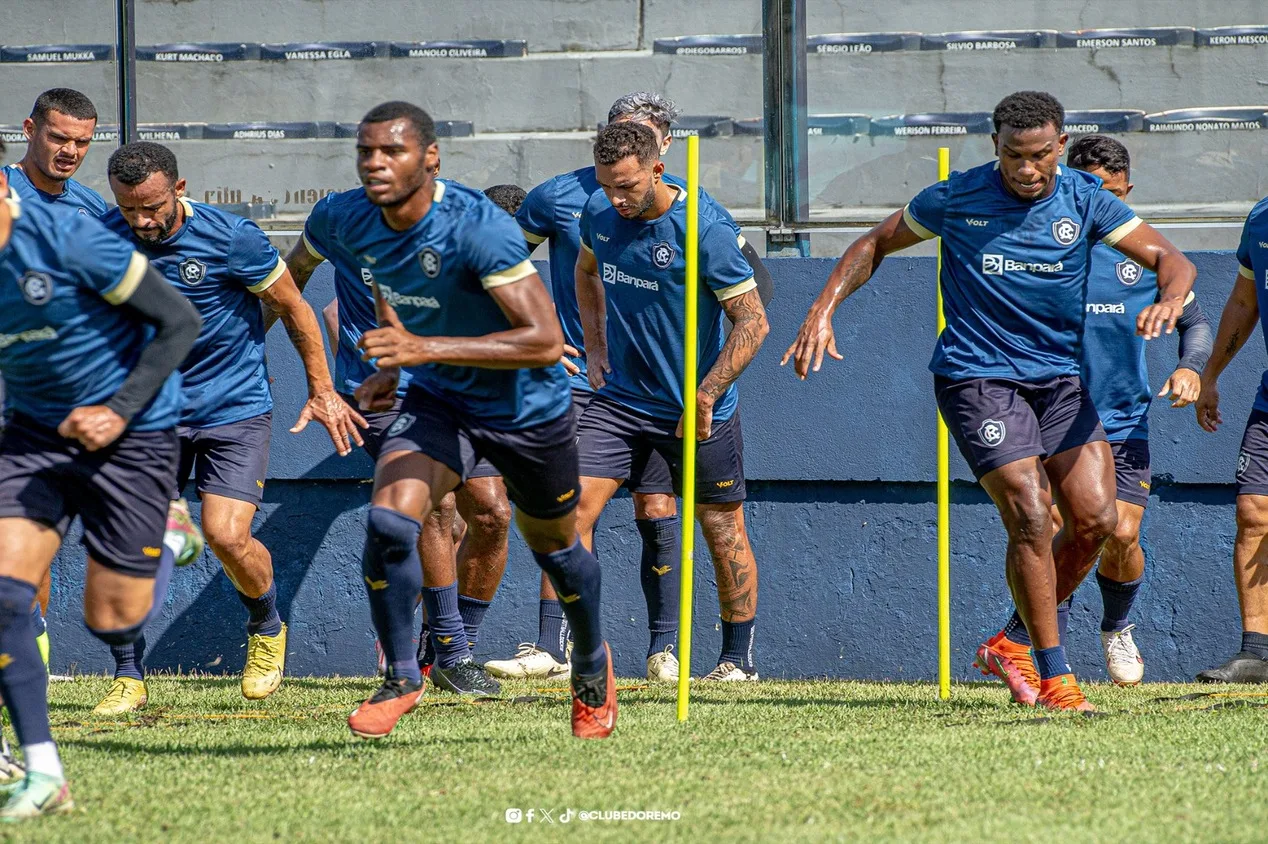 Remo deve mudar time contra o Floresta; veja a provável escalação