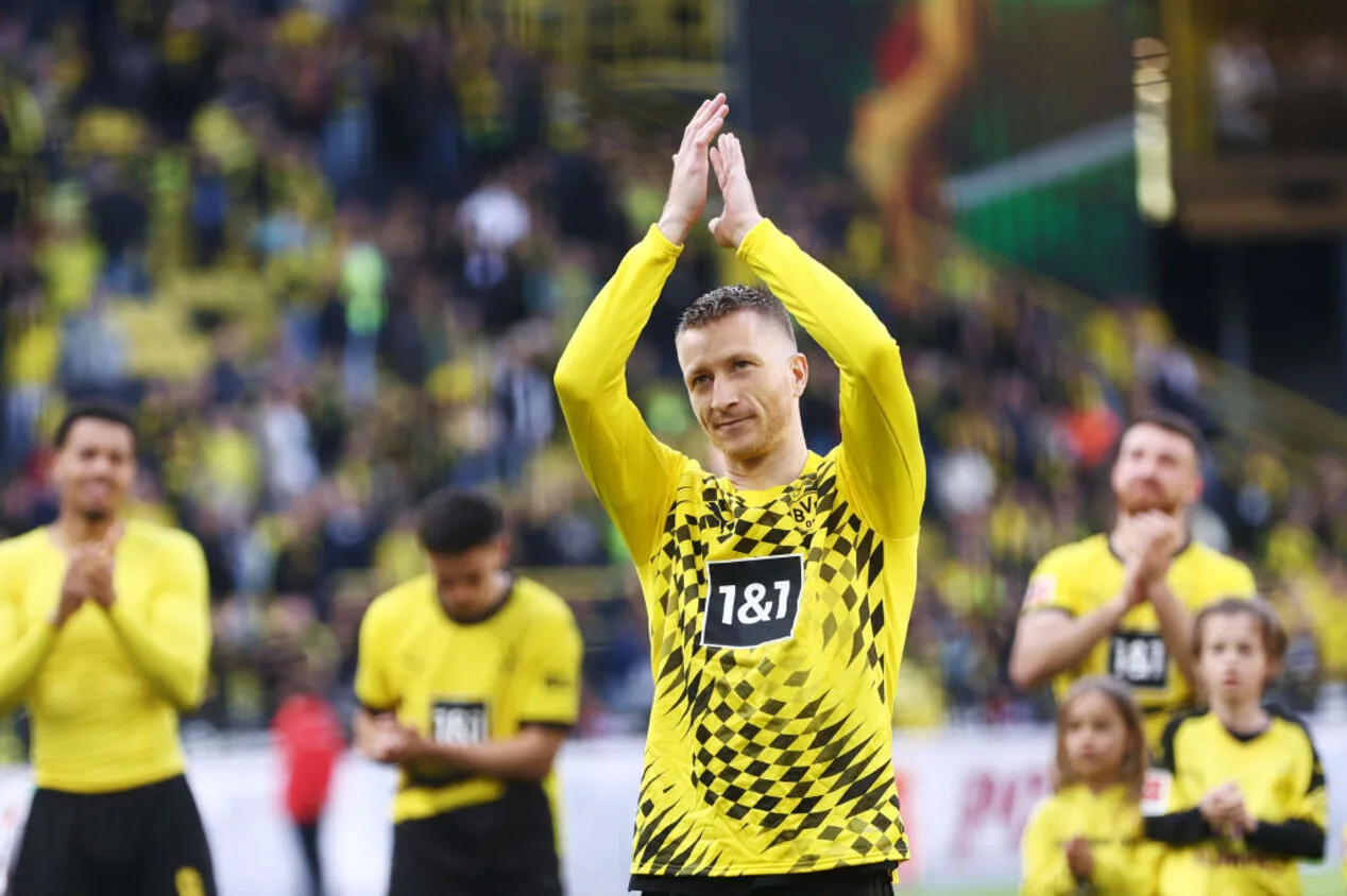 Borussia Dortmund homenageia Marco Reus, no Signal Iduna Park; veja imagens 