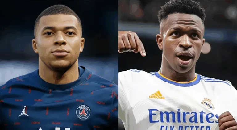 Mbappé terá protagonismo ofuscado por Vinícius Júnior no Real Madrid, crava francês