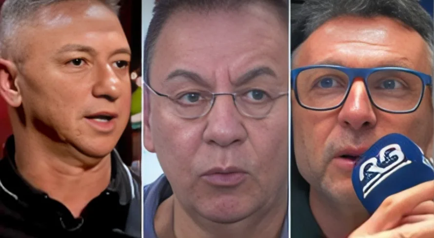 Paulo Nunes, Flávio Prado e Neto elegem melhor time do futebol brasileiro hoje