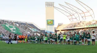 Palmeiras recebe Athletico-PR na Arena Barueri (Foto: Fabio Menotti/Palmeiras/by Canon)