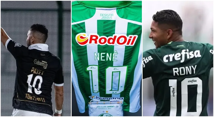 Sem Gabigol: veja os donos da ‘camisa 10’ no Brasileirão Série A