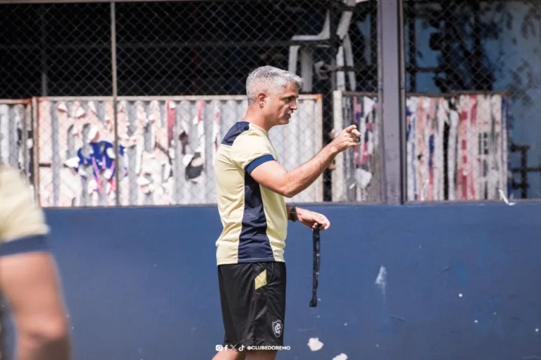 Remo muda time e estreia técnico Rodrigo Santana; veja a provável escalação 