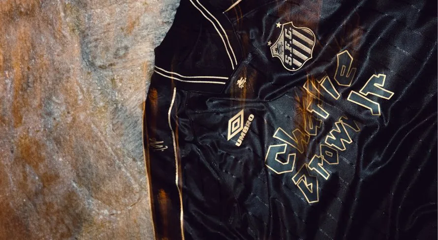 Santos lança hoje nova camisa em parceria com Charlie Brown Jr