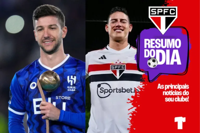 Novo atacante argentino, futuro de James Rodríguez e mais: as notícias do SPFC hoje (24)