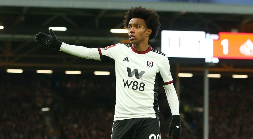 Em final de contrato com o Fulham, Willian desperta o interesse de clubes da Inglaterra e Itália