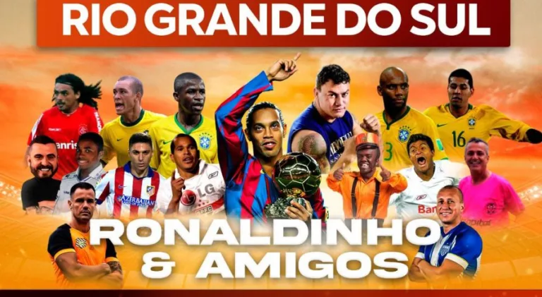 Ronaldinho Gaúcho fará jogo de exibição para ajudar população do Rio Grande do Sul