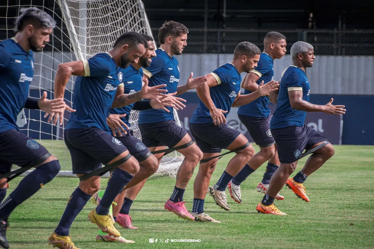 Remo muda time para enfrentar o Náutico; veja a provável escalação