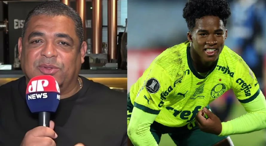 Vampeta reprova comemoração de Endrick no Palmeiras: “Não gostei”