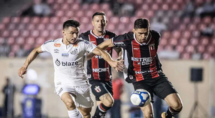 Botafogo-SP ignora favoritismo do Santos e marca dois no Brasileirão Série B; veja