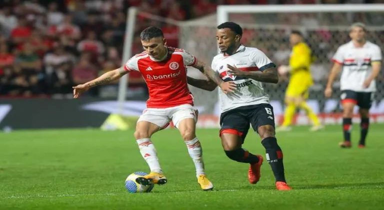 Internacional e SPFC empatam em jogo equilibrado no Brasileirão